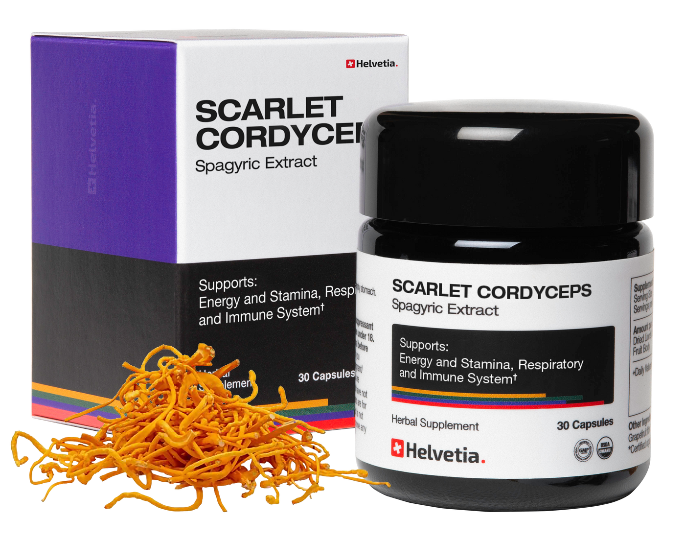 Scarlet Cordyceps Spagyric Extract (Cordyceps Militaris Extrait Spagyrique)
